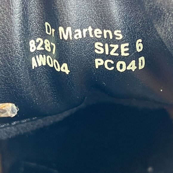 Dr. Doc Martens 8287 Made In England Mens Size 7 Brown Leather Work Boots Shoes - Picture 8 of 8